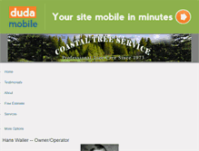 Tablet Screenshot of coastaltreeservice.com